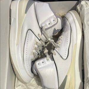 White Cement Jordan Retro 2’s Sneakers